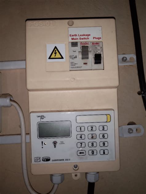 prepaid electricity meter blank screen